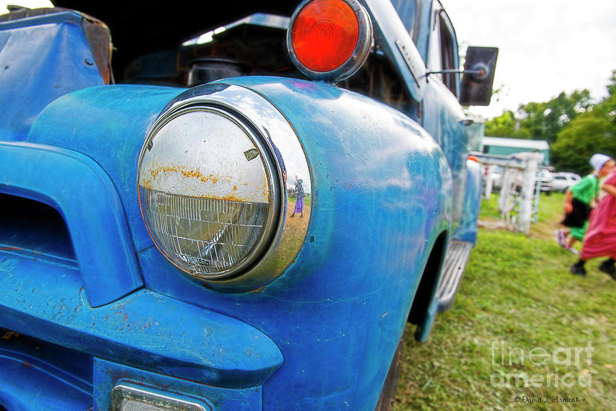 Blue Pickup Truck Photograph by David Arment