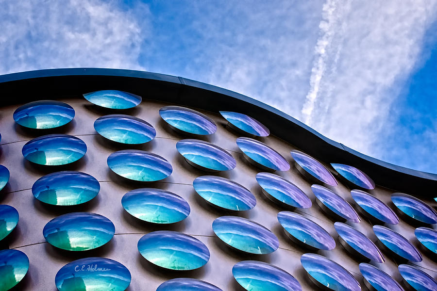 Blue Polka-Dot Wave Photograph by Christopher Holmes