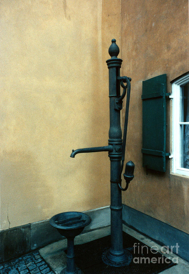 Pump Photograph - Blue Pump by Steve Rudolph Pump Photograph - Blue Pump by Steve Rudolph