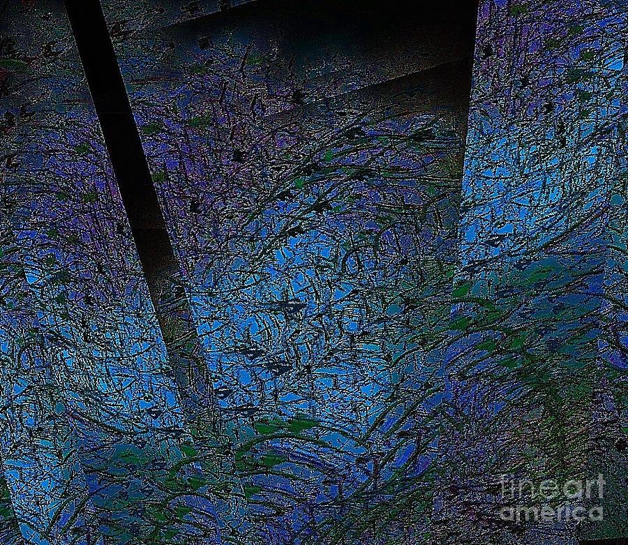 Blue Reflection Digital Art by Cooky Goldblatt
