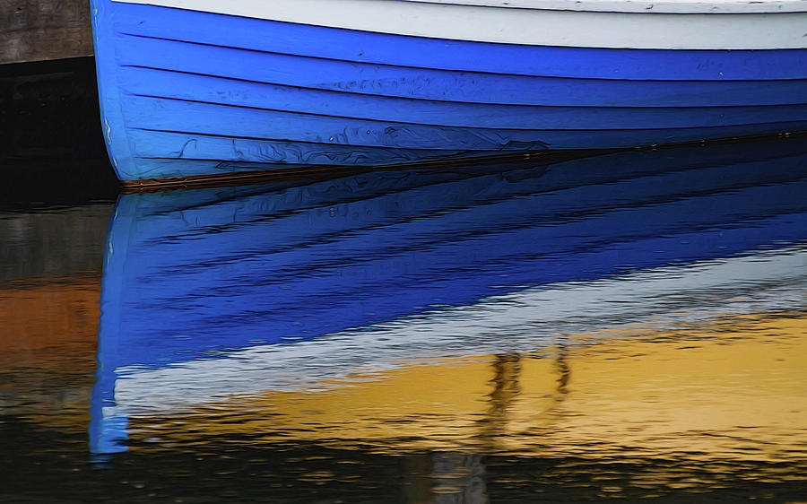 Blue Reflection Photograph by Marzena Grabczynska Lorenc