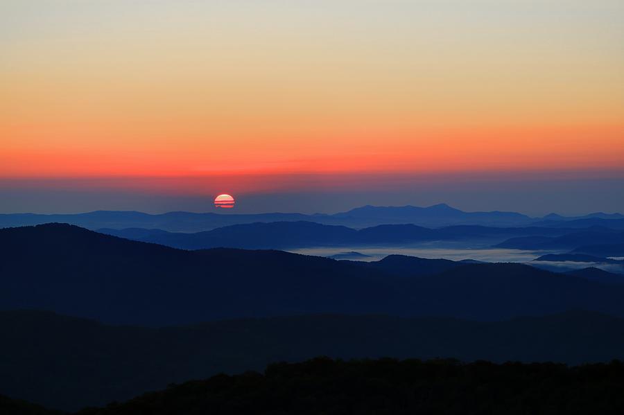 Blue Ride Mountains Sunrise Photograph