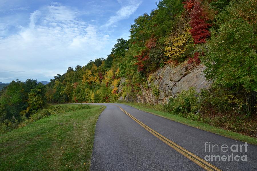 Fall Photograph - Blue Ridge Fall by Zeb Congdon