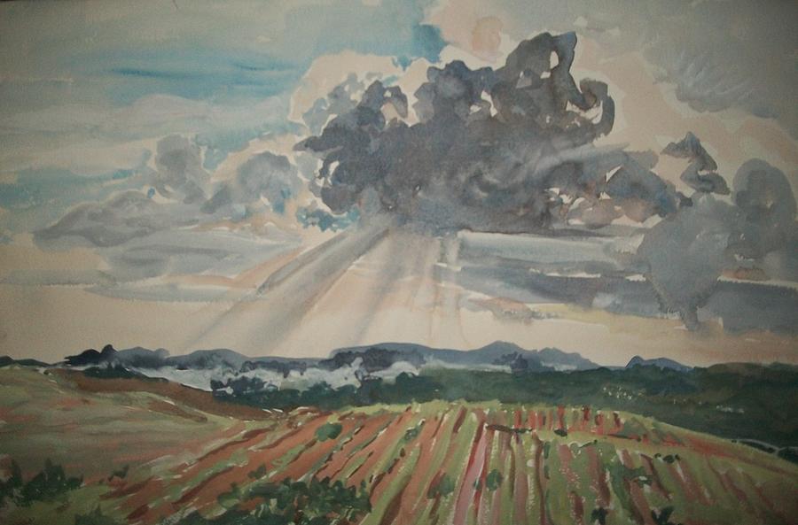 Blue Ridge Farm Painting by Judith Young