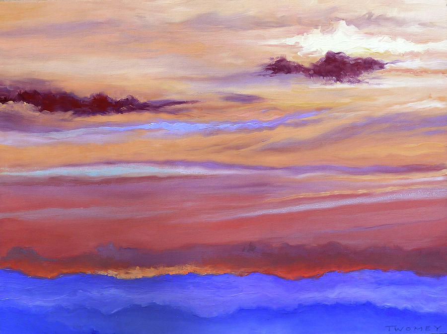 Blue Ridge Going Down Painting by Catherine Twomey