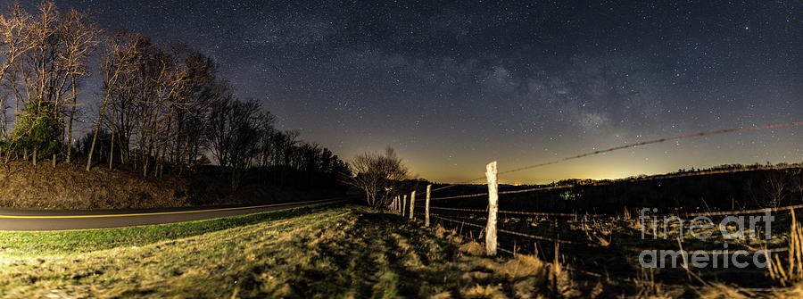 Blue Ridge Milky Way Photograph by Robert Loe