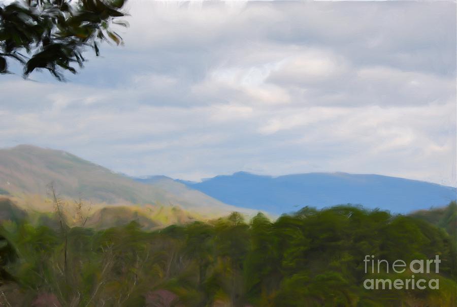 Blue Ridge Mountain Painting by Jan Daniels