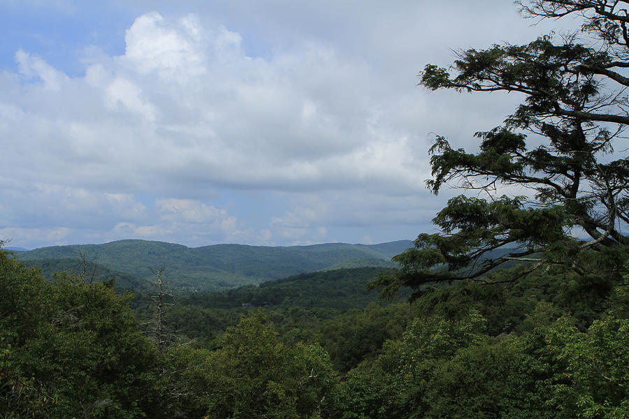 Blue Ridge Mountain Overlook Photograph by Karen Ruhl