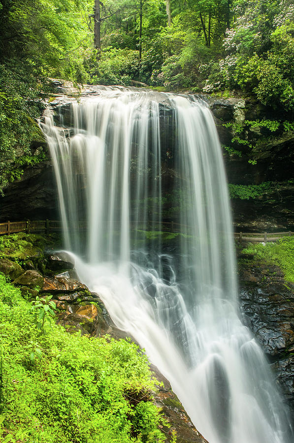 Blue Ridge Mountains NC Dry Falls Tranquility Photograph by Robert Stephens
