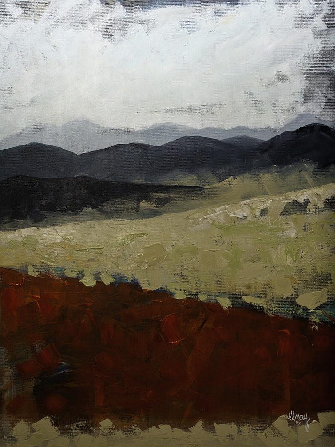Blue Ridge Mountains Painting North Carolina Painting by Gray Artus