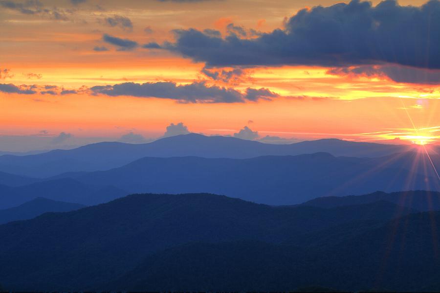 Blue Ridge Mountains Sunrise Photograph