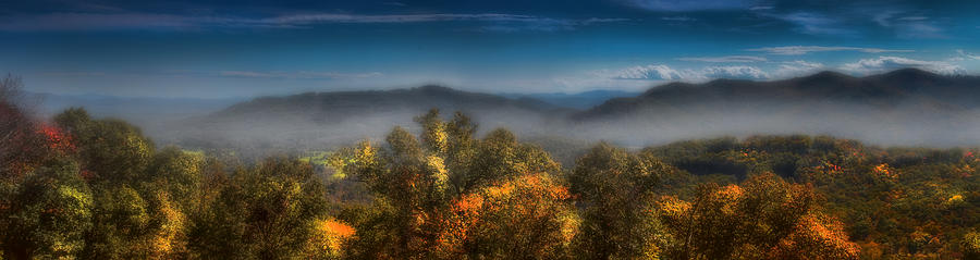Blue Ridge Panorama Photograph by Ellen Heaverlo
