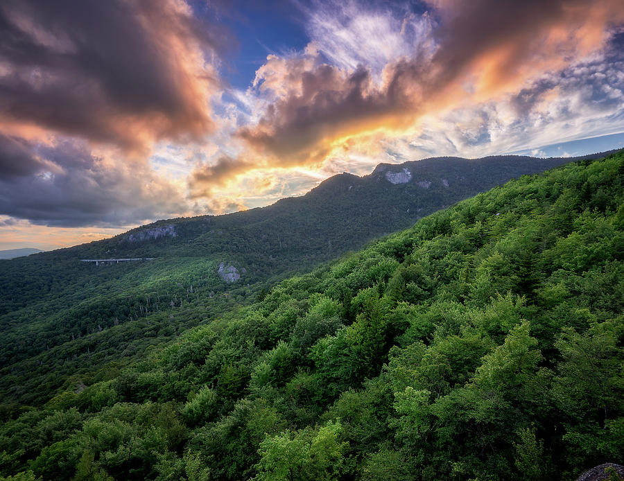 Grandfather Mountain Photograph - Blue Ridge Parkway - Grandfathers Resting by Jason Penland Grandfather Mountain Photograph - Blue Ridge Parkway - Grandfathers Resting by Jason Penland