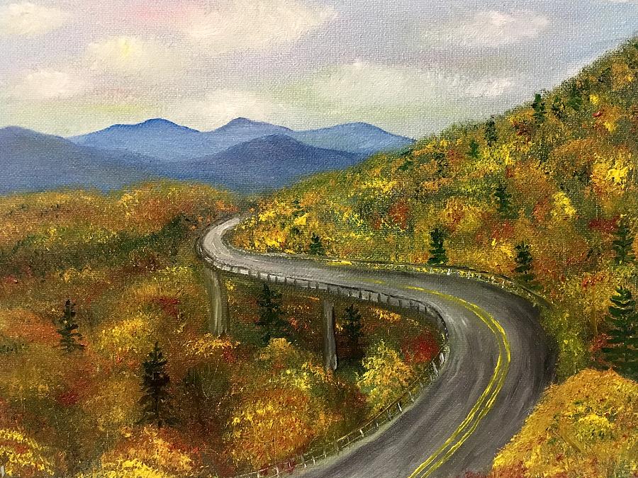 Blue Ridge Parkway Painting by Kerri Provost - Fine Art America