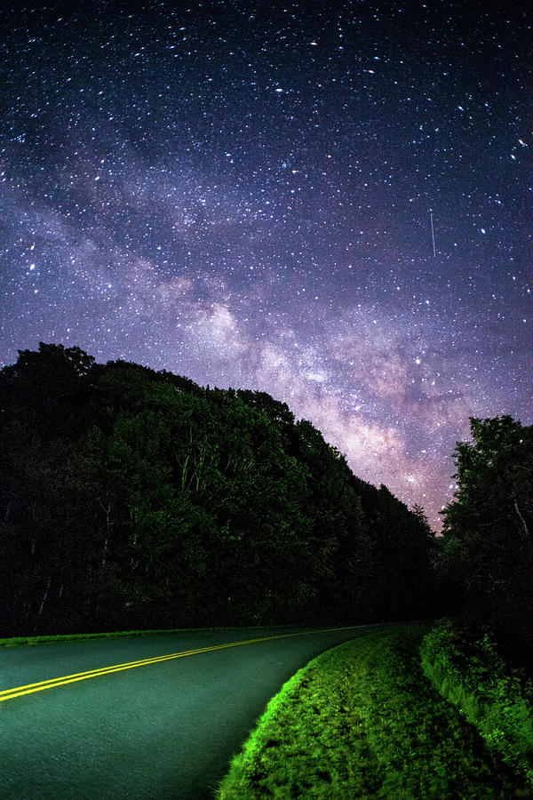 Blue Ridge Parkway NC Highway To The Stars Photograph by Robert Stephens