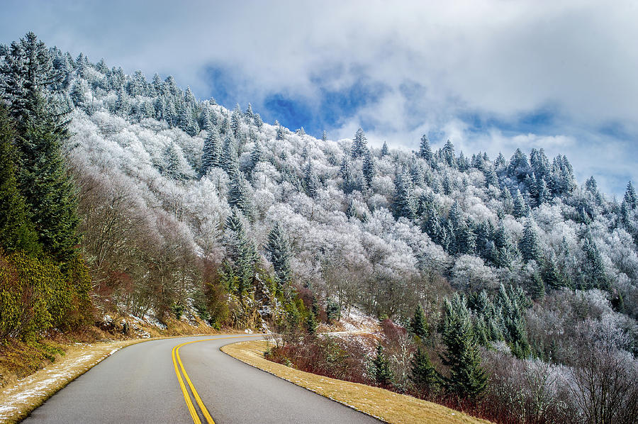 Blue Ridge Parkway NC Icing On Top Photograph by Robert Stephens