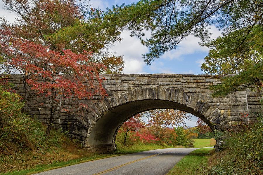 Blue Ridge Parkway Stone Arch Bridge Photograph by Kevin Craft