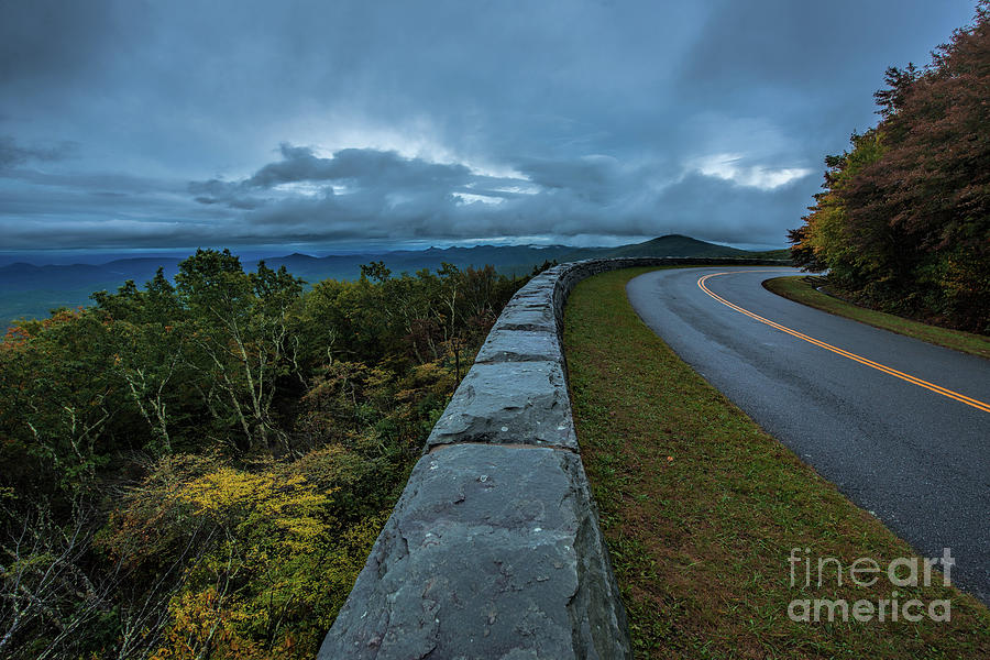 Blue Ridge Parkway Twisty Photograph by Robert Loe
