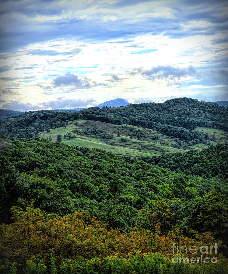 Blue Ridge Parkway Views - Buffalo Mountain - Floyd Virginia  Photograph by Kerri Farley