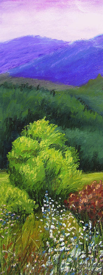 Tree Painting - Blue Ridge Sentinel by Wynn Creasy