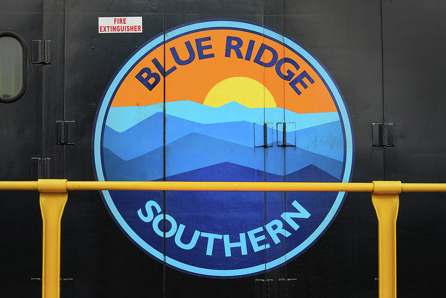 Transportation Photograph - Blue Ridge Southern Emblem by Mike McGlothlen