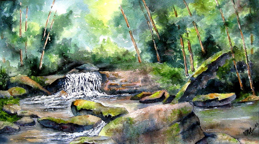 Blue Ridge Stream Painting by Mary McCullah