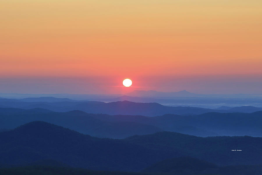 Blue Ridge Sunrise Photograph by Dale R Carlson