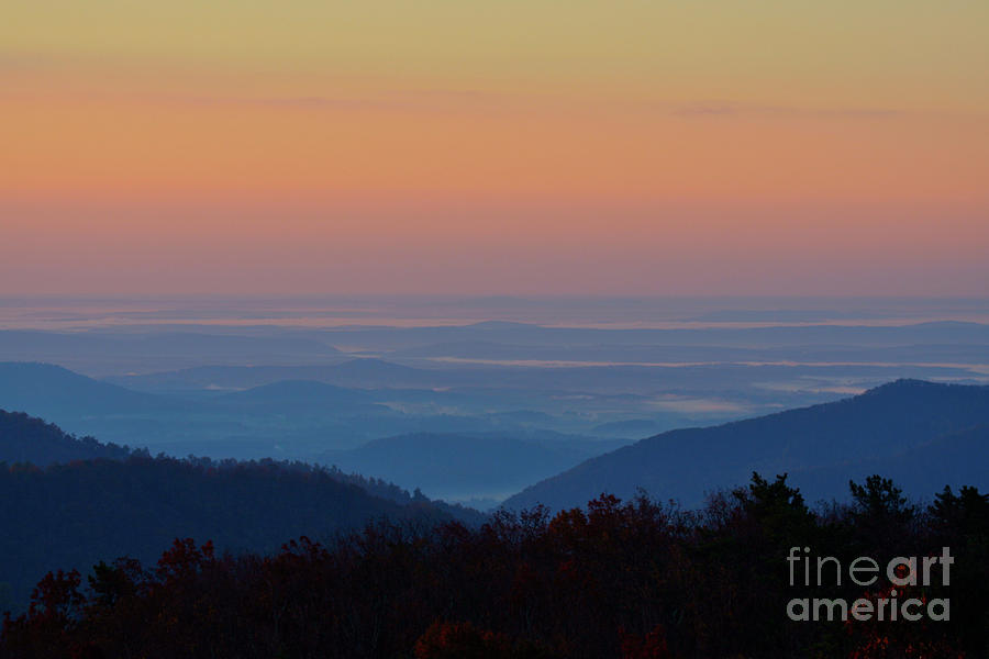 Blue Ridge Sunrise Photograph by Karen Jorstad