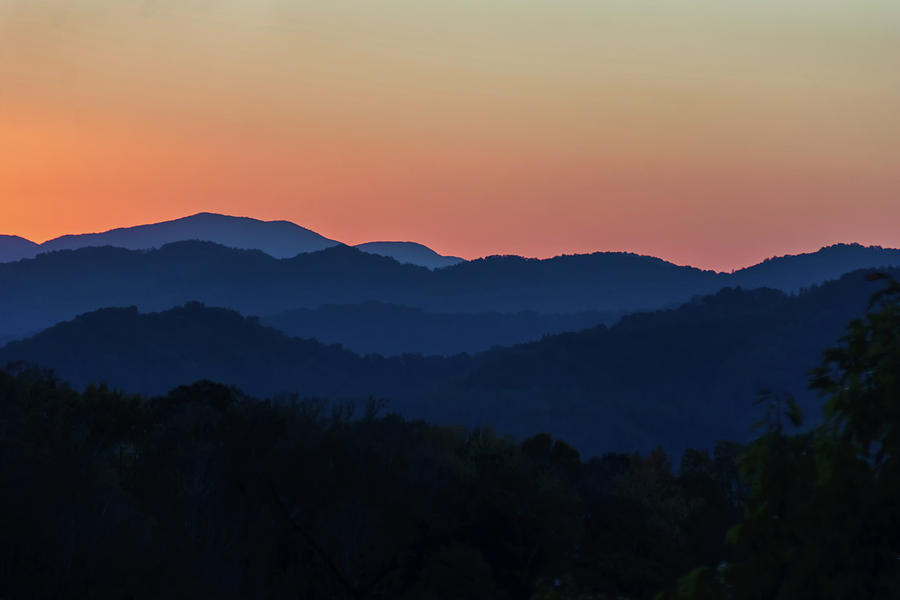 Blue Ridge Sunset Photograph by Louise Lindsay