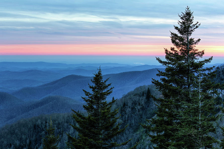 Blue Ridge Sunset Photograph by Paul Malcolm