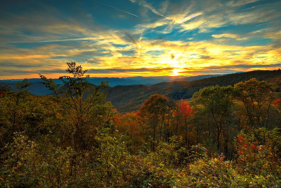 Blue Ridge Sunsets Photograph by Carol Montoya