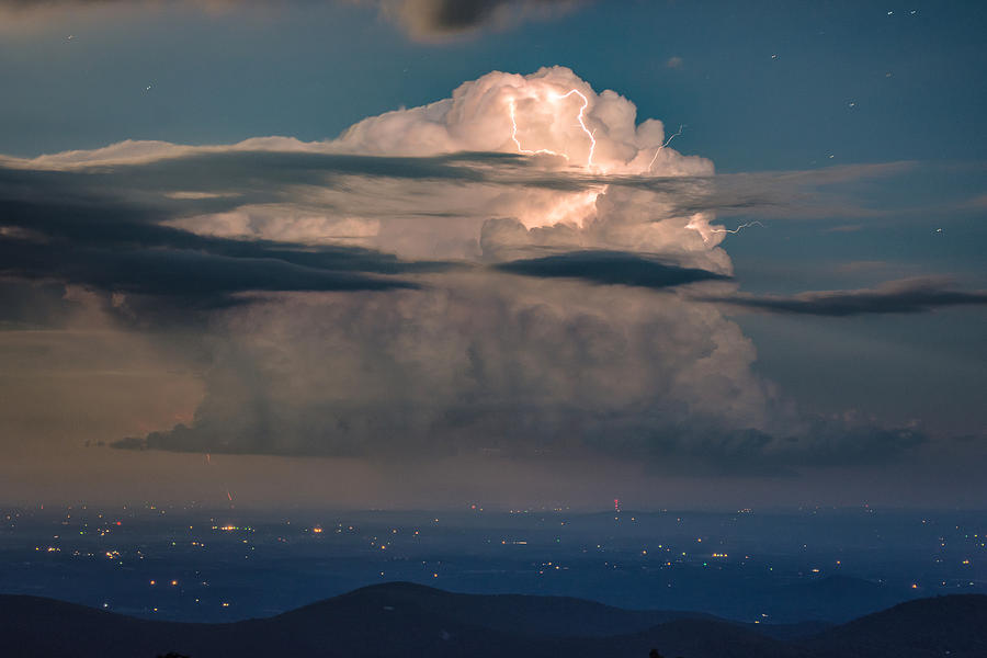 Blue Ridge Thunderhead Photograph by Steve Hammer