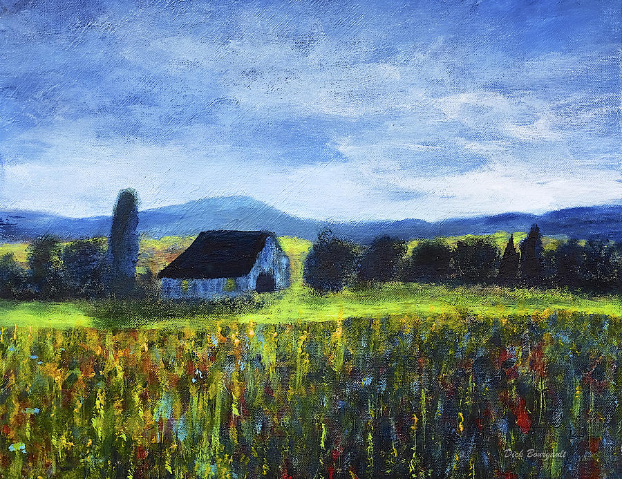 Blue Ridge Valley Painting by Dick Bourgault