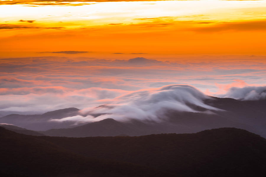 Blue Ridge Valley Of Clouds Photograph by Serge Skiba