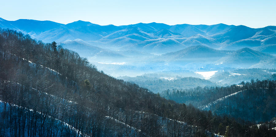 Blue Ridge Winter Wonderland Photograph by Karen Wiles