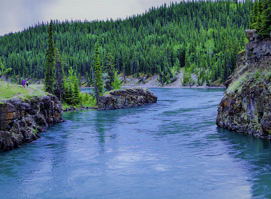 Bridge Photograph - Blue River by Crewdson Photography Bridge Photograph - Blue River by Crewdson Photography