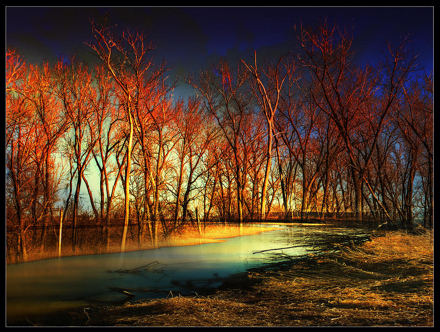 Blue River Sunrise Photograph by John Anderson