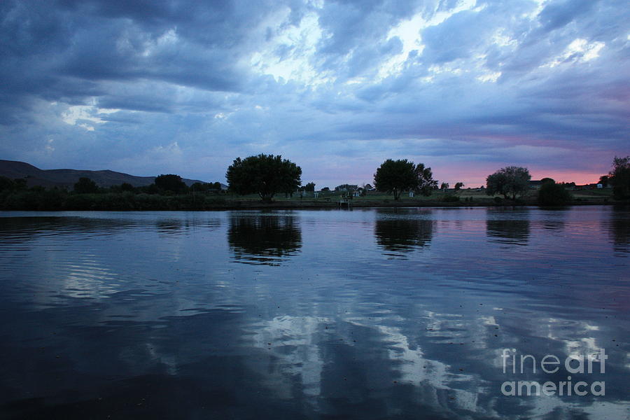 Blue River Sunset Photograph by Carol Groenen