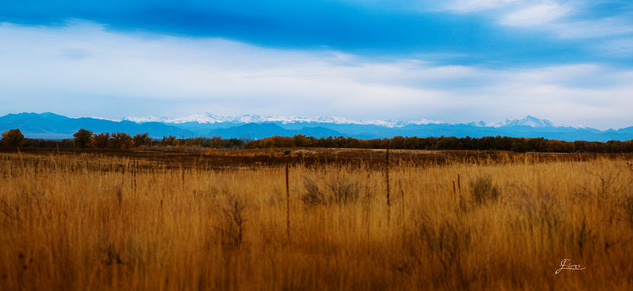 Blue Rockies Photograph by Carlos Flores