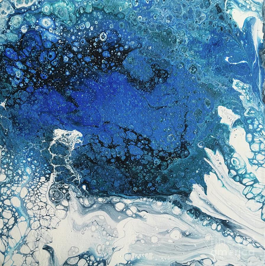 Blue rush Painting by Deborah VandenBloomer - Fine Art America