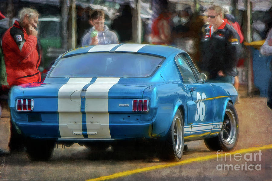 Blue Shelby GT350 Photograph by Stuart Row