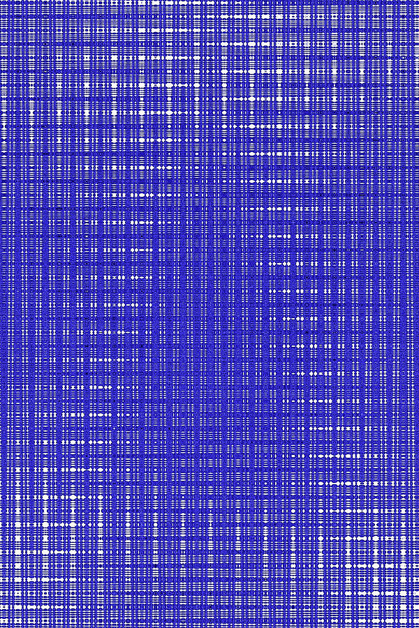 Blue Shower Fabric Design Digital Art by Tom Janca