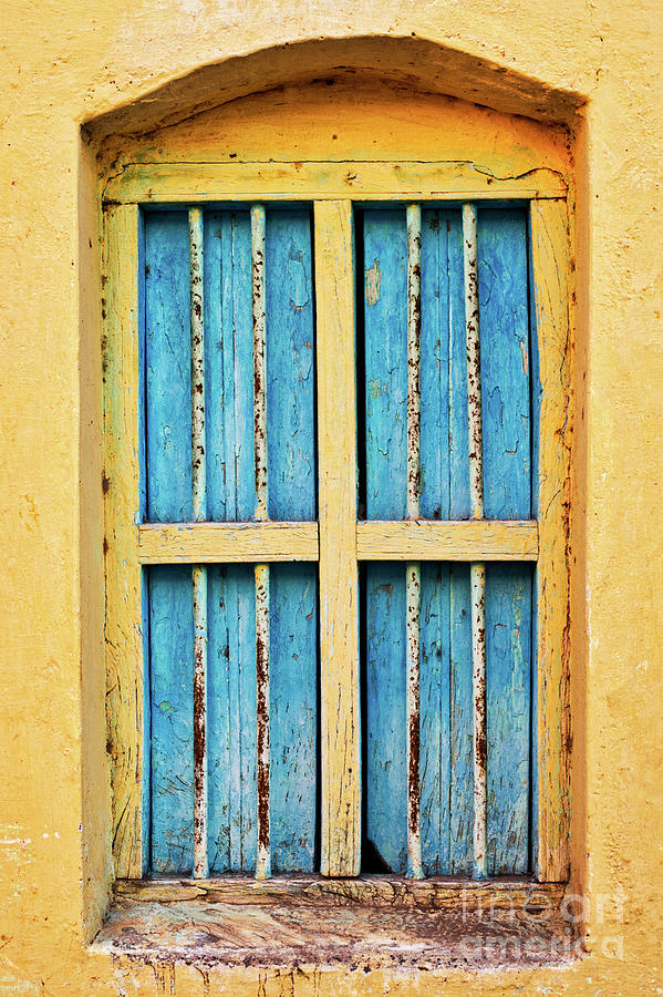 Blue Shutters Photograph by Tim Gainey