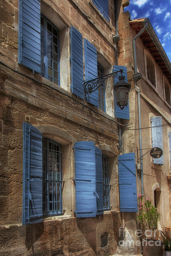 Blue Shutters Photograph by Timothy Johnson