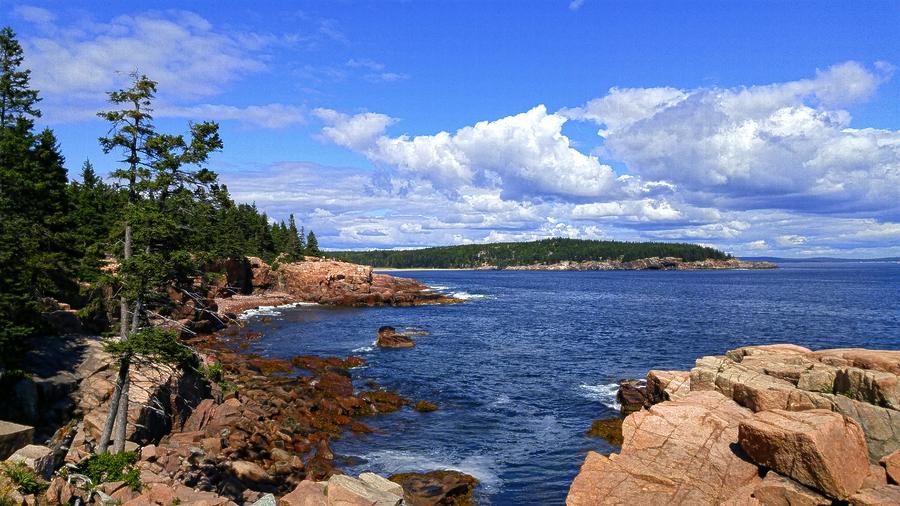 Blue Skies in Maine Photograph by Annette Holland - Fine Art America