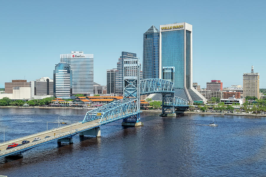 Blue Skies Over Jacksonville Photograph by Kay Brewer