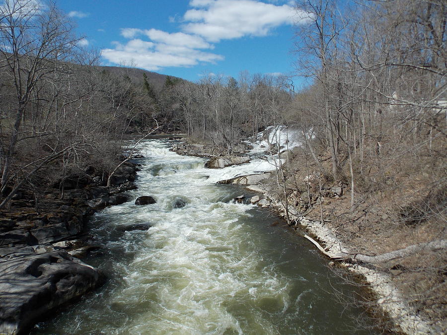 Blue Skies over the Housatonic River Photograph by Catherine Gagne