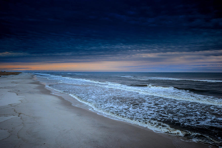 Blue Sky Beach Photograph by Michael Thomas