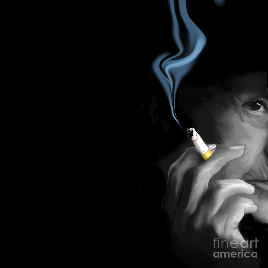 cigarette smoking art