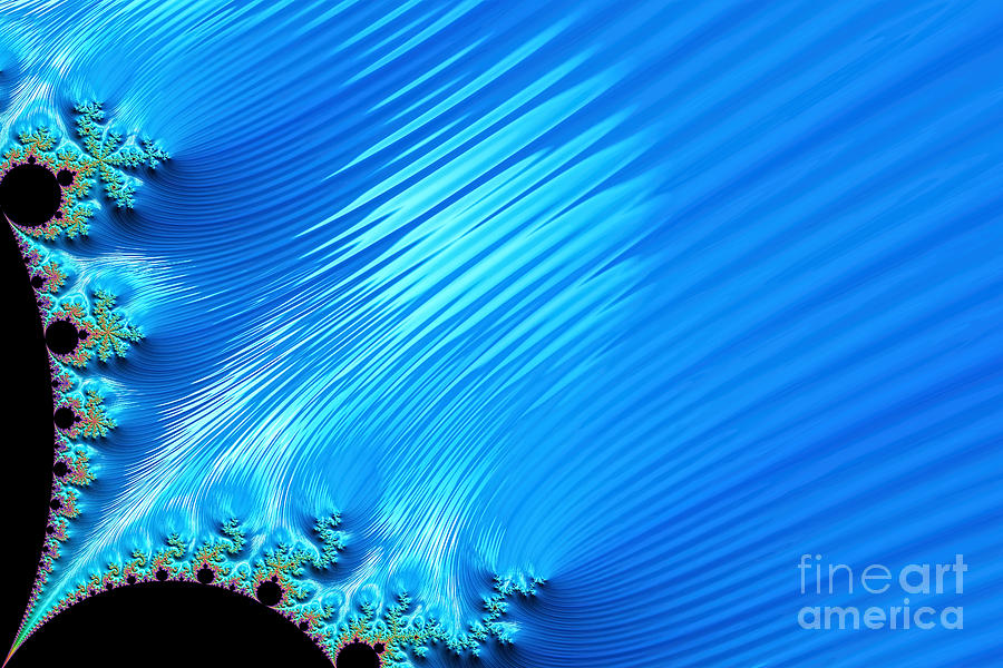 Blue Sparkle Digital Art by Steve Purnell